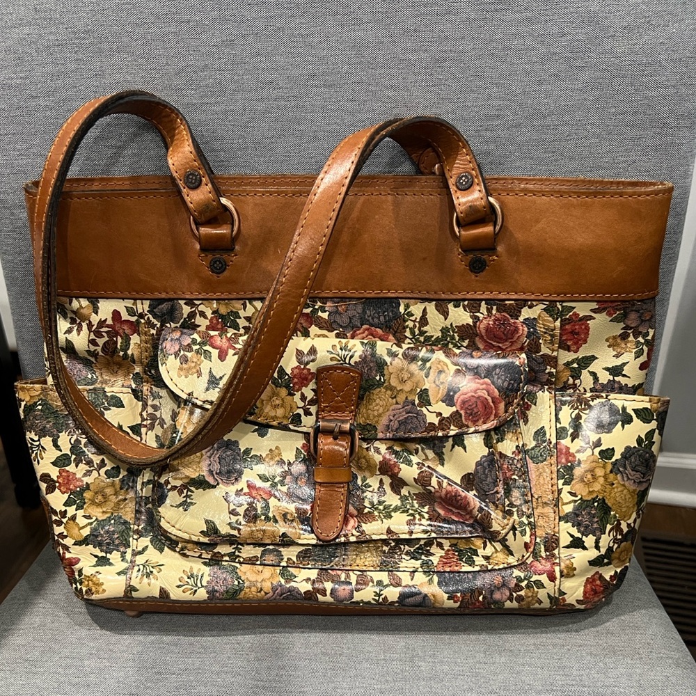 Patricia Nash Multicolor Floral Tote